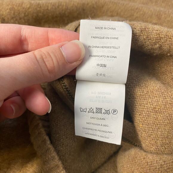 J.Crew Brown Side Zip Wool Sweater Size XS - Picture 7 of 7